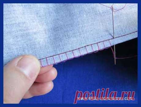 Как обработать срезы без оверлока