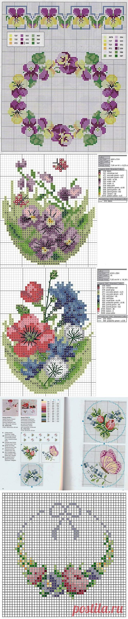 Free hand embroidery designs flowers. Handmade embroidery patterns | Laboratory household