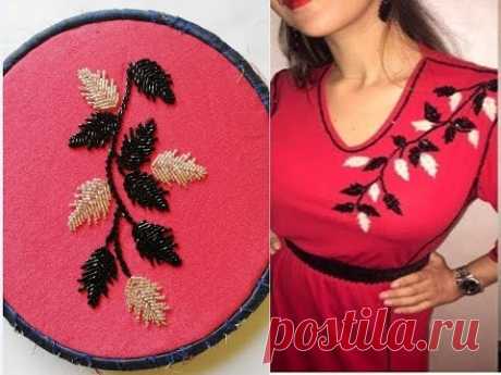 hand embroidery with beads