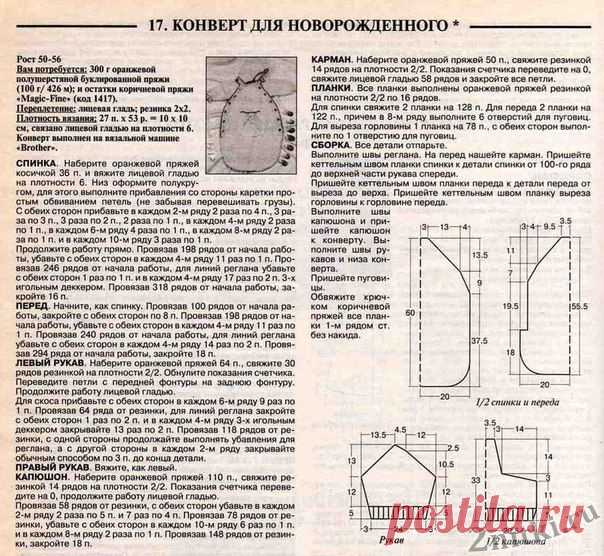 Конверт спицами для новорожденных своими руками — Приоритет