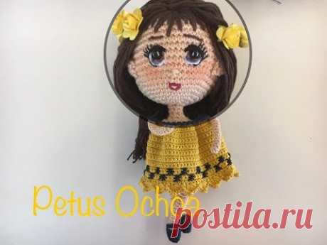 Como bordar ojos muñeca Romina By Petus SEXTA PARTE 6/6 - YouTube