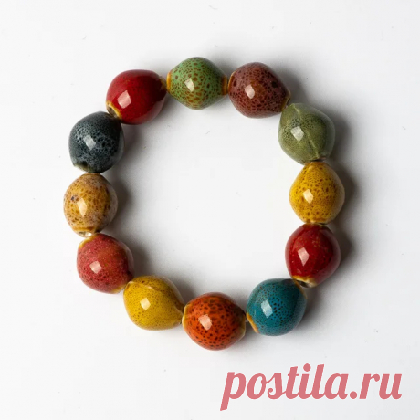 177--Разноцветные керамические браслеты из бисера ручной работы DIY FY361 | AliExpress