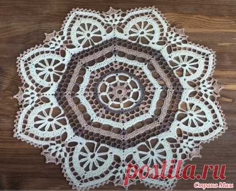 Салфетка "Octagon Crown Doily" - Вязание - Страна Мам