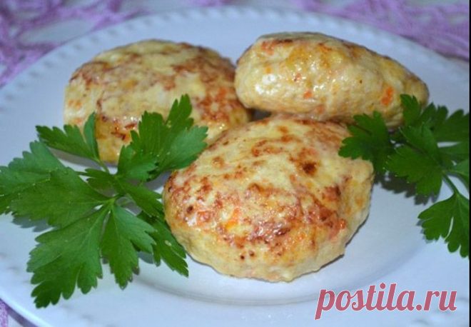 КОТЛЕТКИ-ОБМАНКИ ИЗ КУРИЦЫ И МОРКОВИ