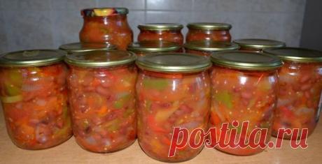 Салат из фасоли и овощей - кладовая витаминов!