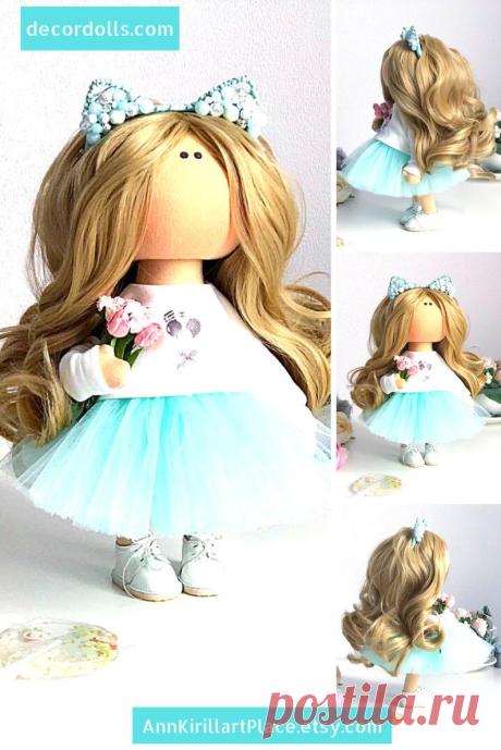 Interior Nursery Doll Fabric Decor Doll Tilda Doll Handmade | Etsy