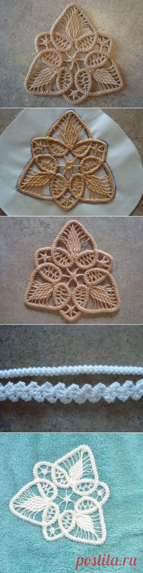 Подробный мастер-класс.Румынское(шнурковое)кружево.