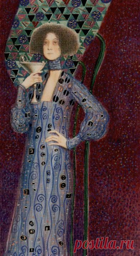 Dies enthält ein Bild von: The Golden Tarot of Klimt by Atanas Alexander Atanssov