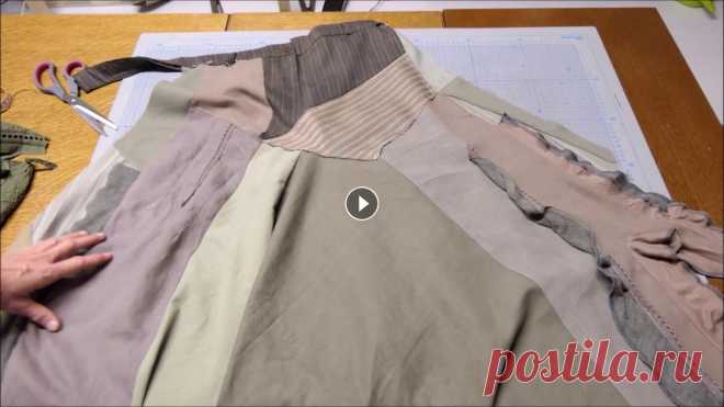 DIY. Юбка бохо. Делаем выкройку, подбираем ткань, начинаем шить.