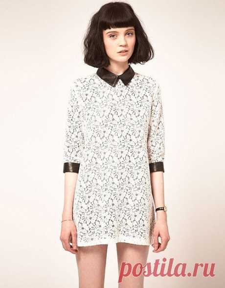 Кожа + кружево / Тенденции / Модный сайт о стильной переделке одежды и интерьера