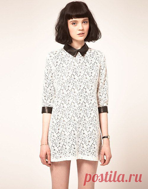 Кожа + кружево / Тенденции / Модный сайт о стильной переделке одежды и интерьера