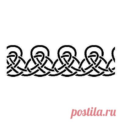 Браслет Кельтский зигзаг + рисунки узоров, орнаменты кельтских племён