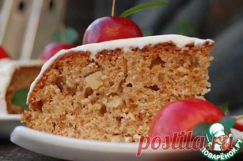 Пряный яблочный пирог с медом - кулинарный рецепт