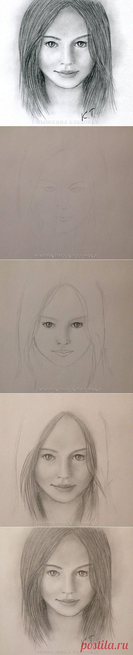 Девочка (рисунок) | Мышкина кладовка