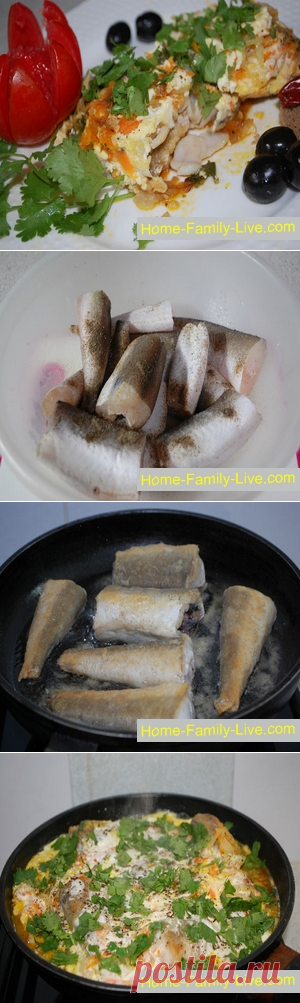 Рыба в молочном соусе/Сайт с пошаговыми рецептами с фото для тех кто любит готовить