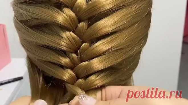 Прическа на каждый день😍