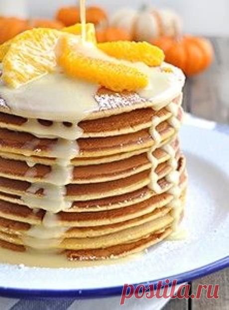 Как приготовить пышные тыквенные панкейки с вкусным апельсиновым соусом? Рецепт с пошаговыми фото