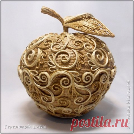Шкатулка "Яблоко". | Страна Мастеров