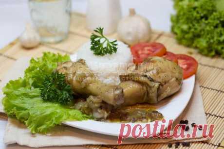 Очень вкусные куриные голени в сливках, смотрите рецепт с пошаговыми фото
