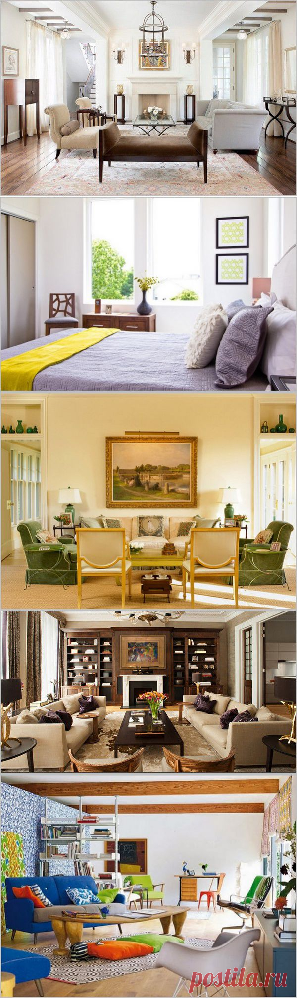 Симметрия в интерьере помогает достижению равновесия