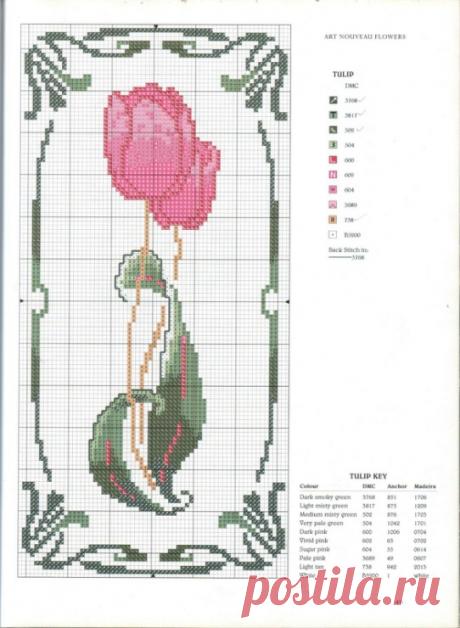 Gallery.ru / Art Nouveau Cross Stitch39.jpg - Art Nouveau Cross Stitch - lilkaaa