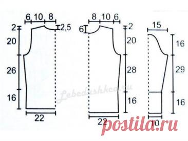 Turtleneck knitting free pattern