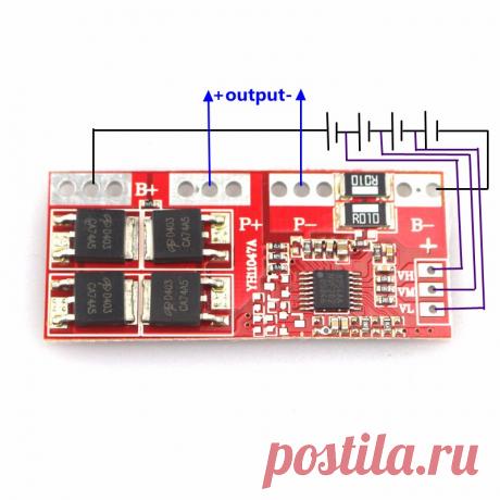 4S 30A Литий Ионная Батарея Лития Зарядное Устройство Защиты и Управления Зарядки Высокого Тока 14.4 В 14.8 В 16.8 В Перезарядки 18650 купить на AliExpress