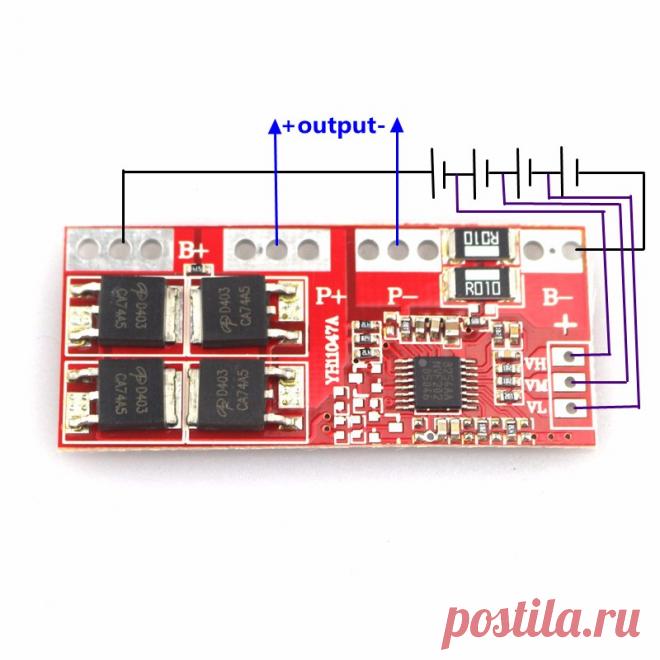 4S 30A Литий Ионная Батарея Лития Зарядное Устройство Защиты и Управления Зарядки Высокого Тока 14.4 В 14.8 В 16.8 В Перезарядки 18650 купить на AliExpress