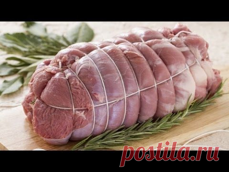Come legare l'arrosto, la ricetta di Giallozaf  Как связывать  мясо при запекании