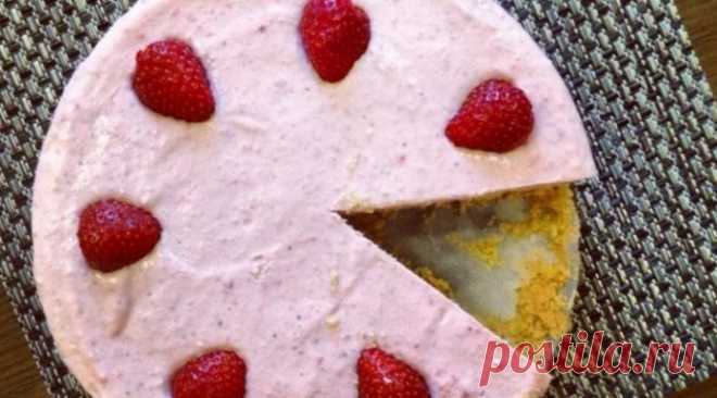 Чизкейк из свежей клубники — рецепт