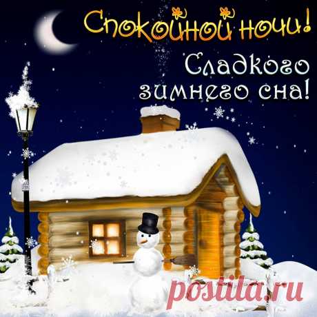 Спокойной ночи! Сладкого зимнего сна!