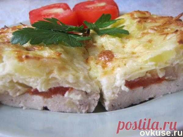 Курица запеченная под тертым картофелем - Простые рецепты Овкусе.ру