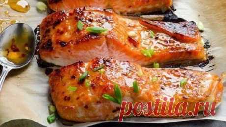 Печеная рыбка в обертке из фольги