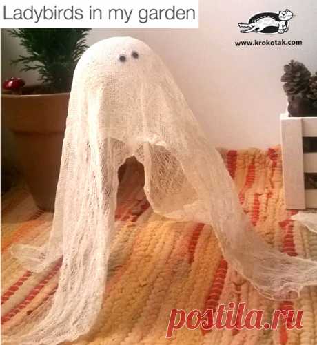 Easy-To-Make Friendly Ghosts for Halloween | krokotak
