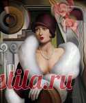 ✿ღ✿Художник Catherine Abel. Красота и нежность в стиле Арт-Деко✿ღ✿