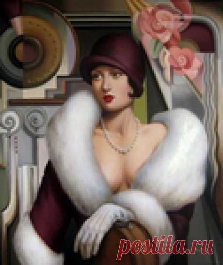 ✿ღ✿Художник Catherine Abel. Красота и нежность в стиле Арт-Деко✿ღ✿