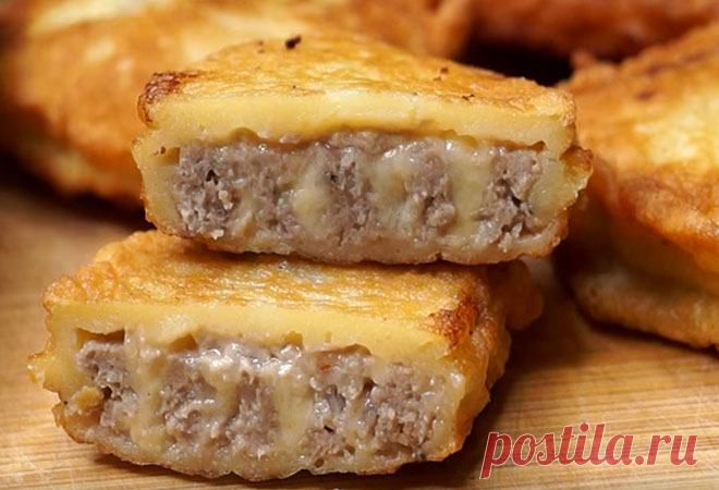 Минутный перекус из фарша
