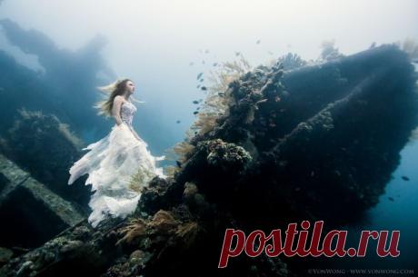 Сюрреалистическая подводная фотосессия на Бали | Фотография | Фотография