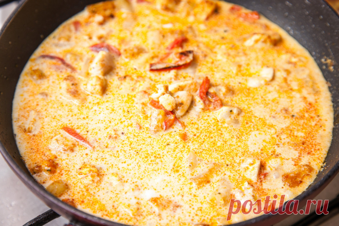 Курица карри с ананасами - пошаговый рецепт с фото - как приготовить, ингредиенты, состав, время приготовления - Леди Mail.Ru