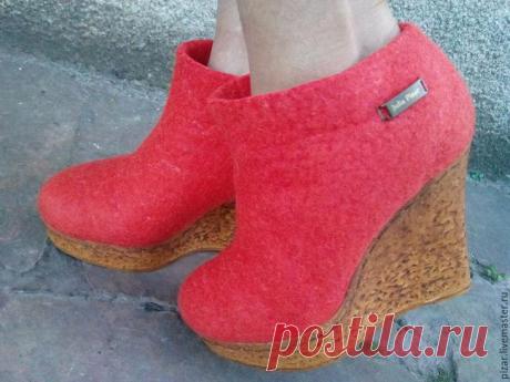 Валяем весенние ботильоны