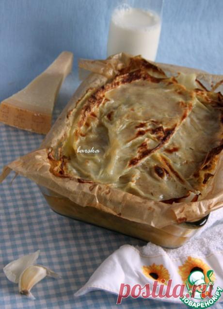 Капустная &quot;лазанья&quot;, диабетическая - кулинарный рецепт