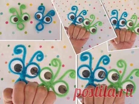 ANILLOS LOCOS  IDEALES PARA LOS NIÑOS .- PIPE CLEANER CRAZY RINGS.