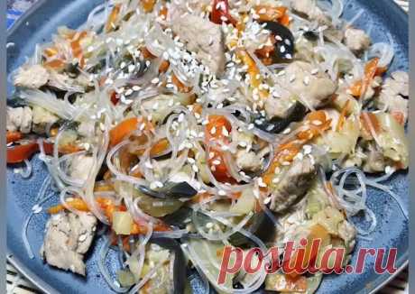 Фунчоза - пошаговый рецепт с фото. Автор рецепта Ирина Мартьянова . - Cookpad