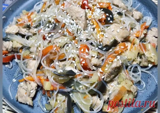 Фунчоза - пошаговый рецепт с фото. Автор рецепта Ирина Мартьянова . - Cookpad