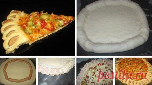 Пицца с вкусным краешком