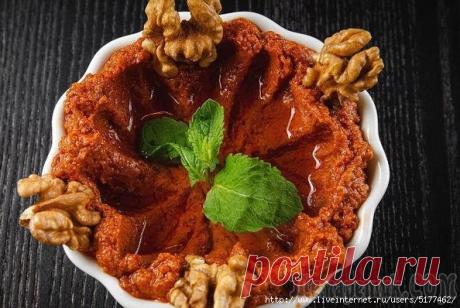 Горячий соус к шашлыку - мухаммара