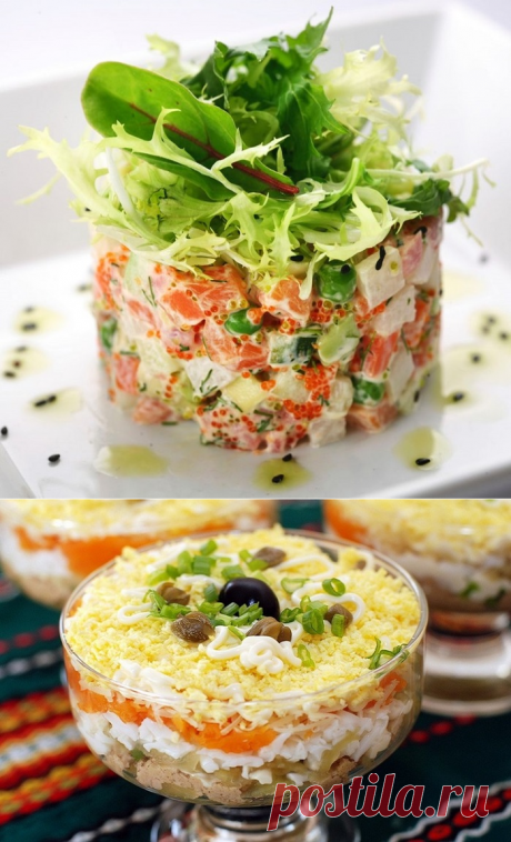 Интересные салаты на Новый год — 2018