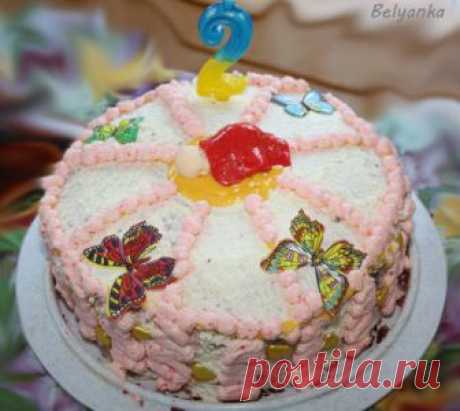 Вкусные и простые рецепты: Торт "Вишенка"