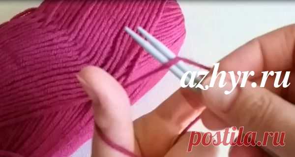 Набор петель на спицы для начинающих | АЖУР - схемы узоров
