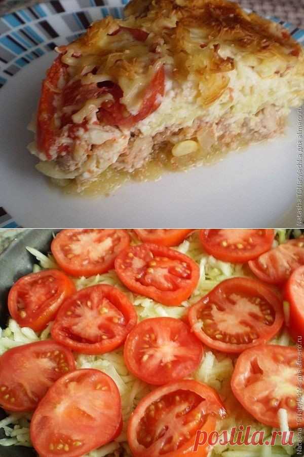 Нежная запеканка из кабачка